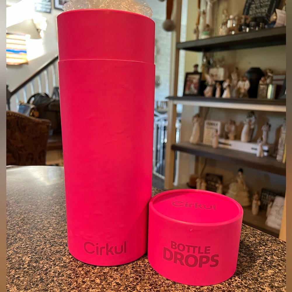 Hot Pink Bottle Drops Holder